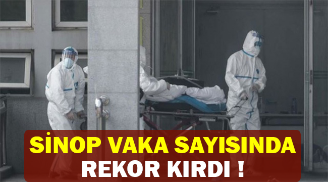 Sinop Günlük Koronavirüs Vaka Sayısında Rekor Kırdı !